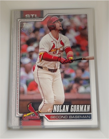 2026 Topps Series 2 #587 Nolan Gorman — front