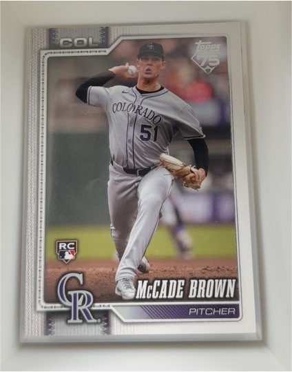 2026 Topps Series 2 #595 McCade Brown — front