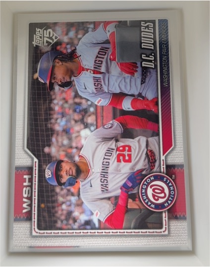 2026 Topps Series 2 #499 D.C. Dudes C.J. Abrams / James Wood — front