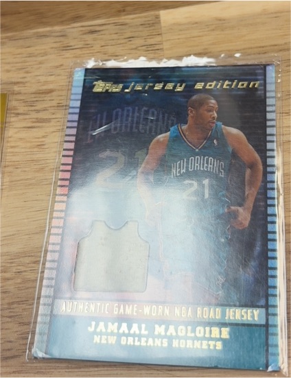 2002-03 Topps Jersey Edition #JE-JDM Jamaal Magloire — front