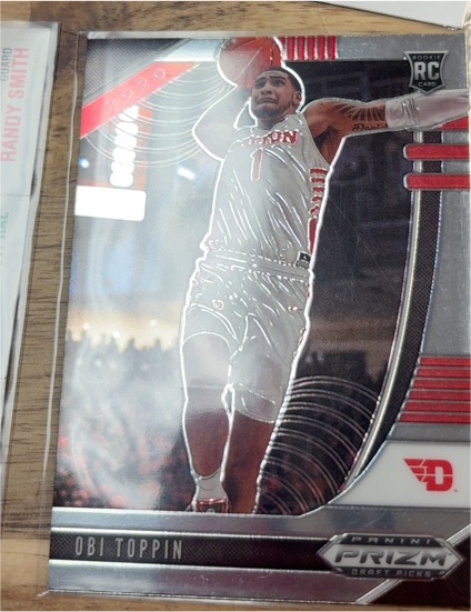 2020 Panini Prizm Draft Picks #7 Obi Toppin — front