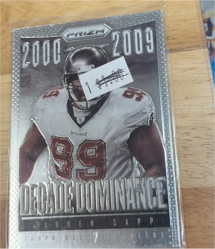 2013 Panini Prizm Decade Dominance #25 Warren Sapp — front