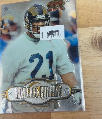 1996 Bowman's Best Bets #BB2 Lawrence Phillips — front