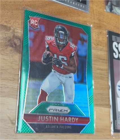 2015 Panini Prizm #254 Justin Hardy — front