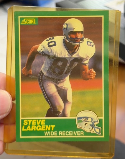 1989 Score #225 Steve Largent — front