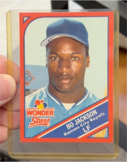 1990 Wonder Bread Stars #1 Bo Jackson — front