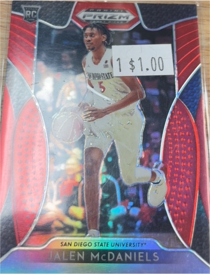 2019-20 Panini Prizm Draft Picks #54 Jalen McDaniels — front