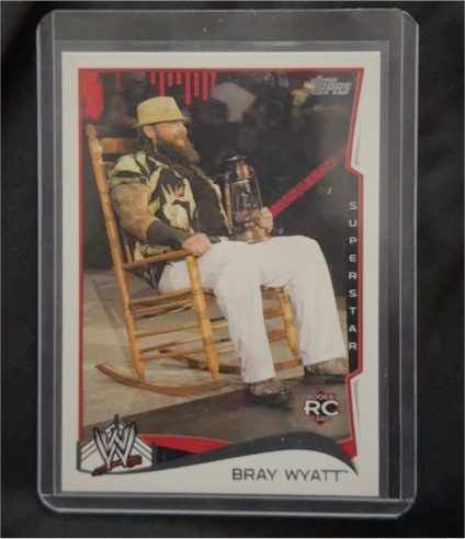 2014 Topps WWE #6 Bray Wyatt Rookie Card — front