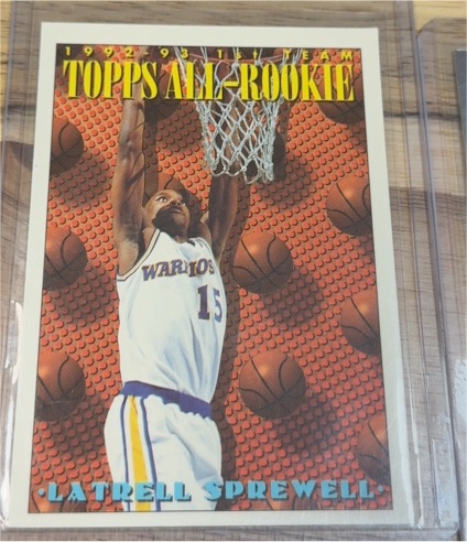 1992-93 Topps All-Rookie 1st Team #153 Latrell Sprewell — front
