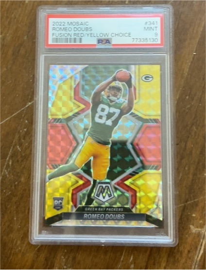 2022 Panini Mosaic #341 Romeo Doubs — front