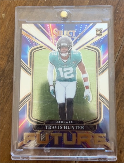 2025 Panini Select #10 Travis Hunter Future Rookie Insert — front