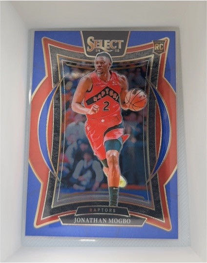2024-25 Panini Select #87 Jonathan Mogbo Blue Concourse Rookie Card — front