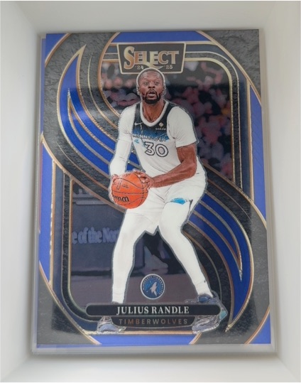 2024-25 Panini Select #129 Julius Randle Premier Level Blue — front