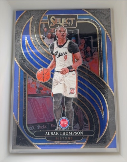 2023-24 Panini Select #95 Ausar Thompson Concourse Blue RC Detroit Pistons — front