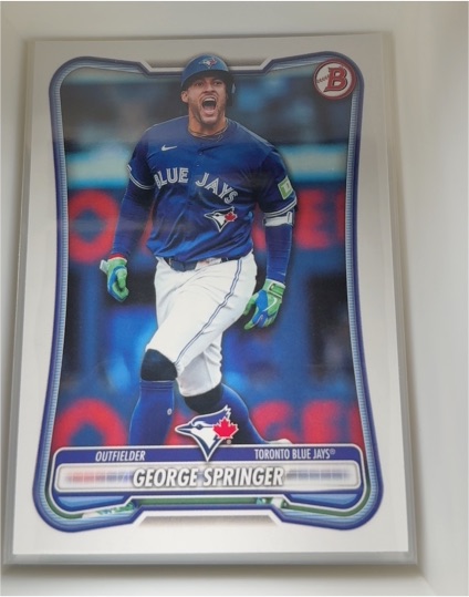 2026 Bowman #95 George Springer — front