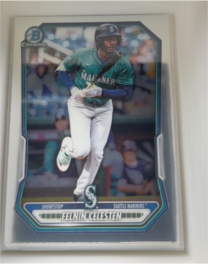 2026 Bowman Chrome Baseball Prospects #BCP-57 Felnin Celesten — front