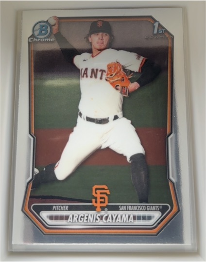 2026 Bowman Chrome #BCP-114 Argenis Cayama — front