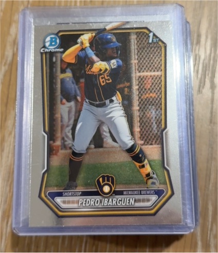 2026 Bowman Chrome #BCP-140 Pedro Ibarguen — front