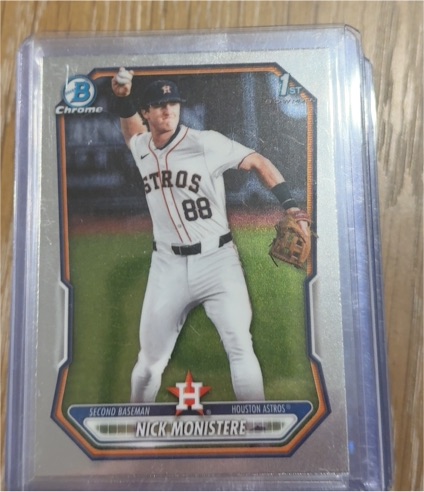 2026 Bowman Chrome #BCP-103 Nick Monistere — front
