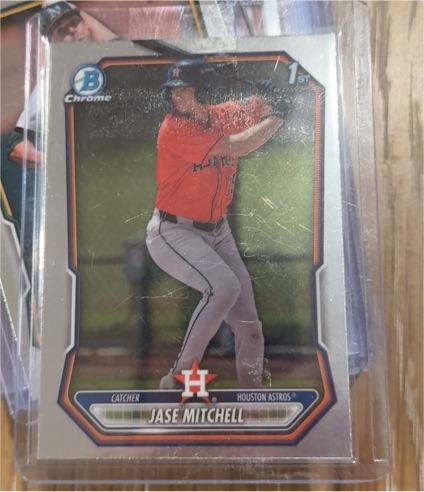 2026 Bowman Chrome #BCP-12 Jase Mitchell — front