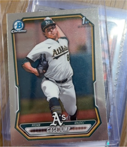 2026 Bowman Chrome #BCP-15 Gage Jump — front