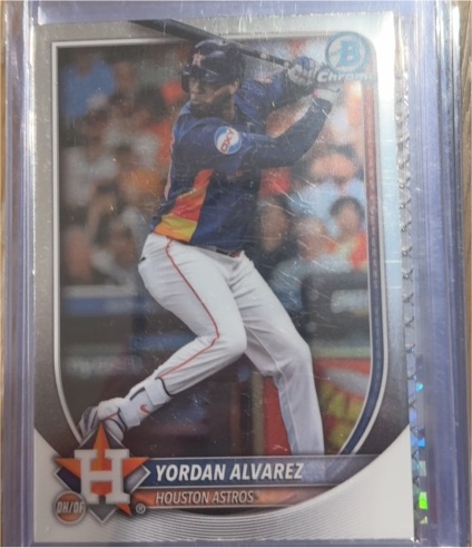 2023 Bowman Chrome #29 Yordan Alvarez — front