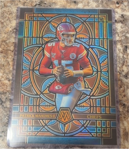 2025 Panini Mosaic #13 Patrick Mahomes II Jumbo Stained Glass — front