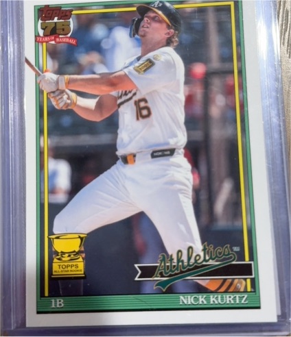 2026 Topps Series 2 1991 Topps #91B2-24 Nick Kurtz — front