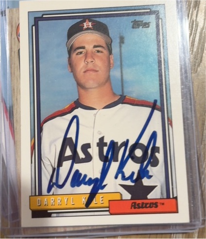 1992 Topps #134 Darryl Kile Houston Astros — front