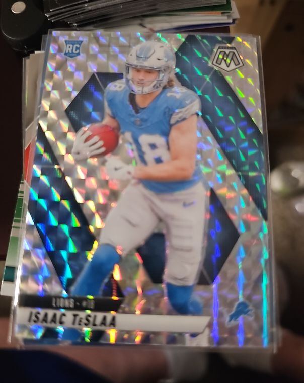 2025 Panini Mosaic #319 Isaac Teslaa — front