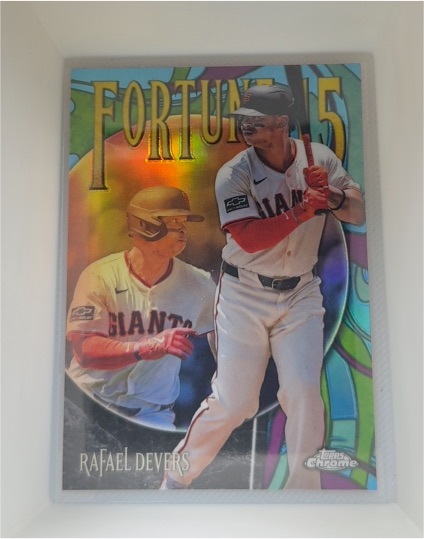 2025 Topps Chrome Update Fortune 15 #F15-12 Rafael Devers — front