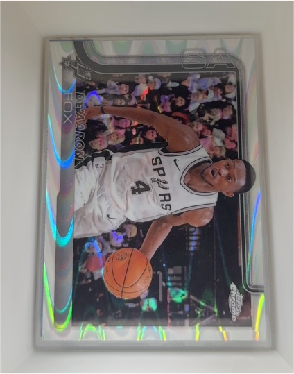 2025-26 Topps Chrome #233 De'Aaron Fox — front