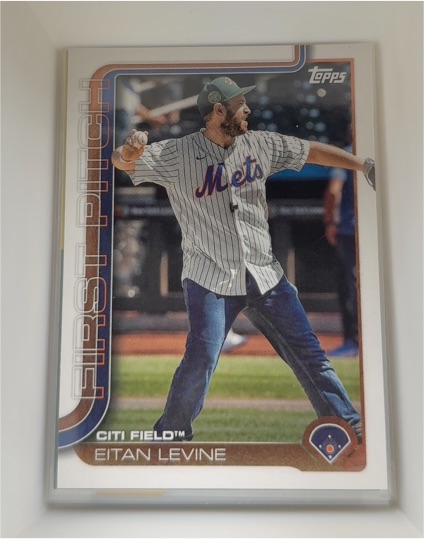 2025 Topps Update #FPU-4 Eitan Levine First Pitch — front