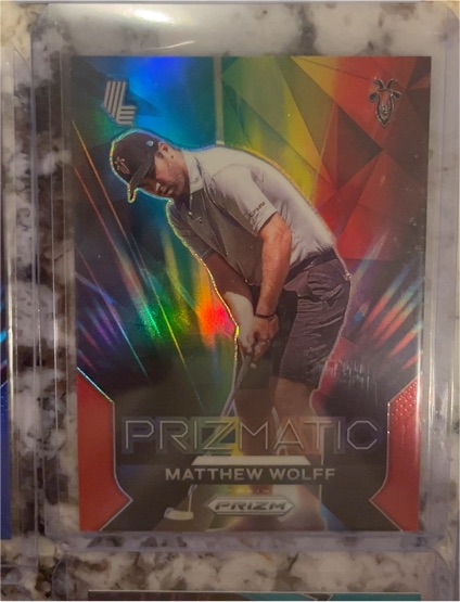 2024 Panini Prizm LIV Golf #9 Matthew Wolff Prizmatic — front