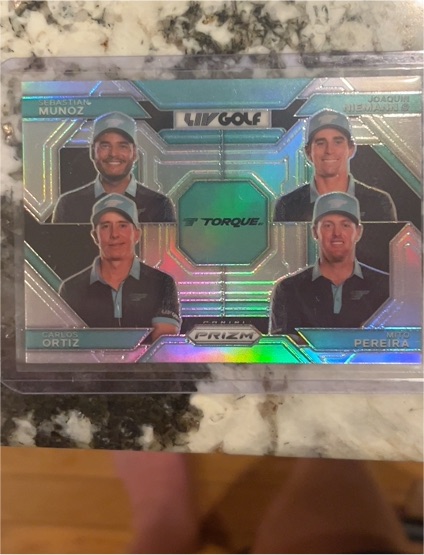 2024 Panini Prizm LIV Golf #68 Torque Team Card Munoz Niemann Ortiz Pereira — front