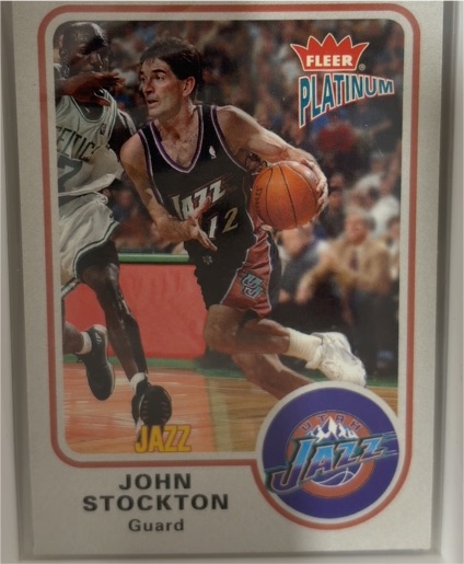 2002-03 Fleer Platinum #31 John Stockton — front