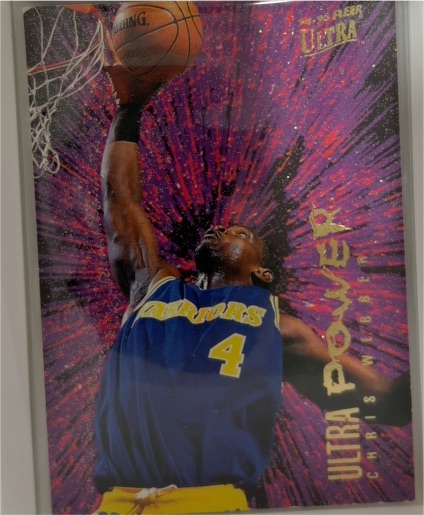1994-95 Fleer Ultra Power #10 Chris Webber — front