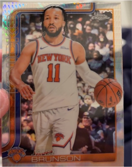 2025-26 Topps Chrome #101 Jalen Brunson — front
