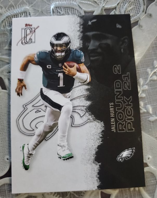 2025 Topps Signature Class #42 Jalen Hurts — front