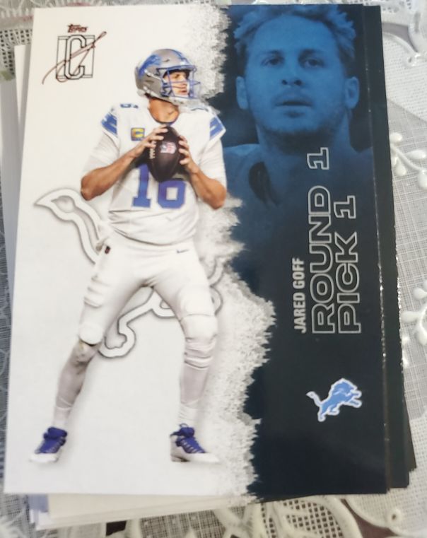 2025 Topps Signature Class #58 Jared Goff — front