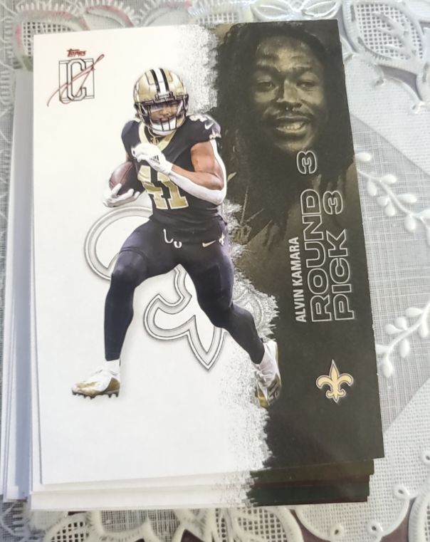 2025 Topps Signature Class #90 Alvin Kamara — front