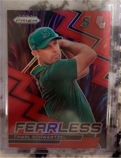 2024 Panini Prizm LIV Golf Fearless #5 Charl Schwartzel — front