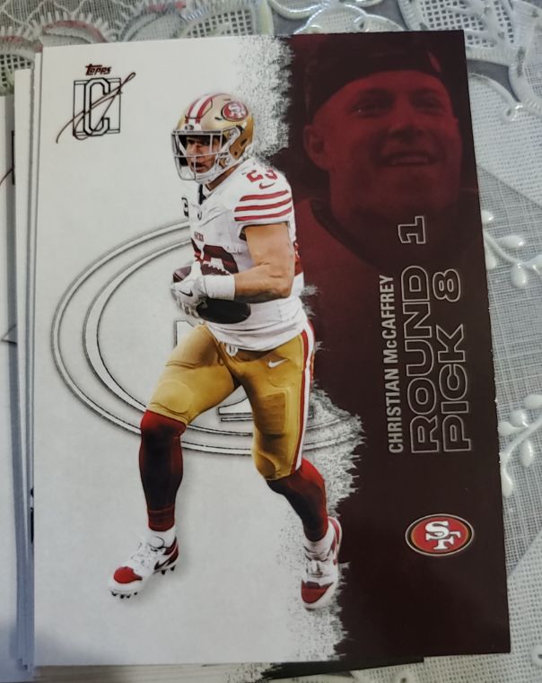 2025 Topps Signature Class #49 Christian McCaffrey — front