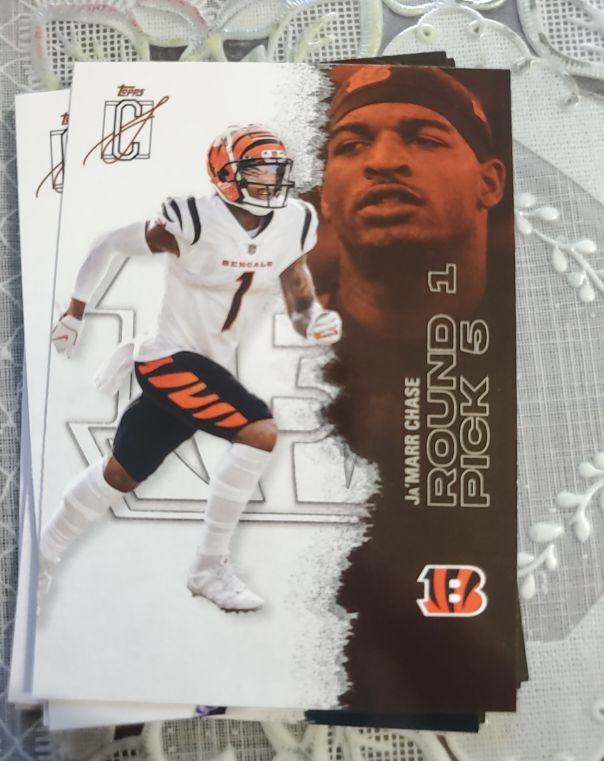 2025 Topps Signature Class #12 Ja'Marr Chase — front