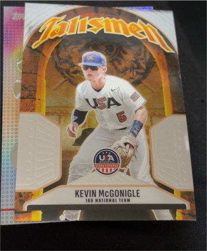 2026 Panini Stars & Stripes Talisman #22 Kevin McGonigle — front
