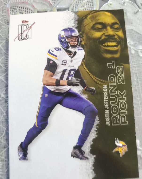2025 Topps Signature Class #36 Justin Jefferson — front
