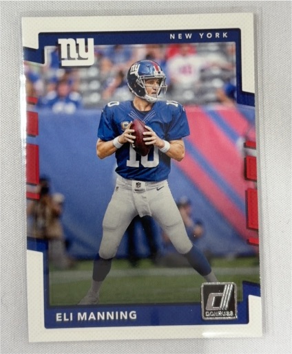 2017 Panini Donruss #10 Eli Manning — front
