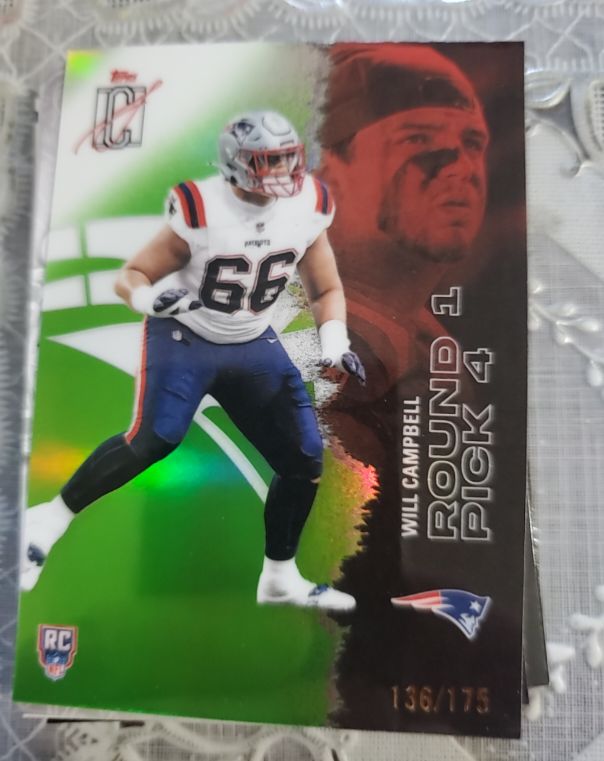 2025 Topps Signature Class #158 Will Campbell — front