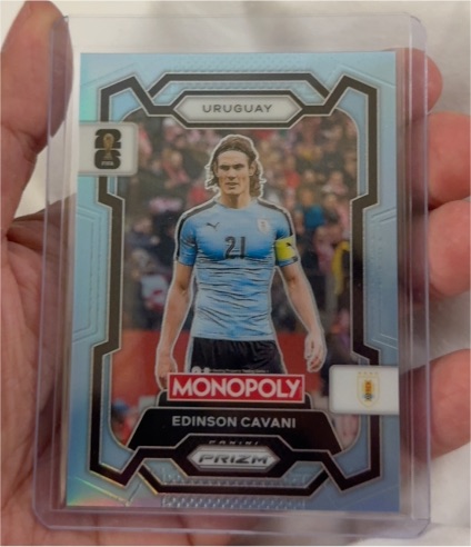 2026 Panini Prizm Monopoly FIFA World Cup #70 Edinson Cavani — front
