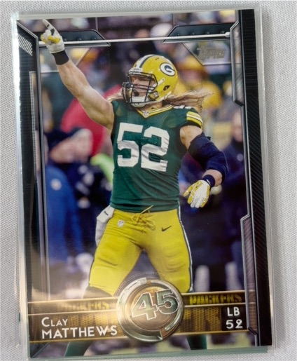 2015 Topps #390 Clay Matthews — front